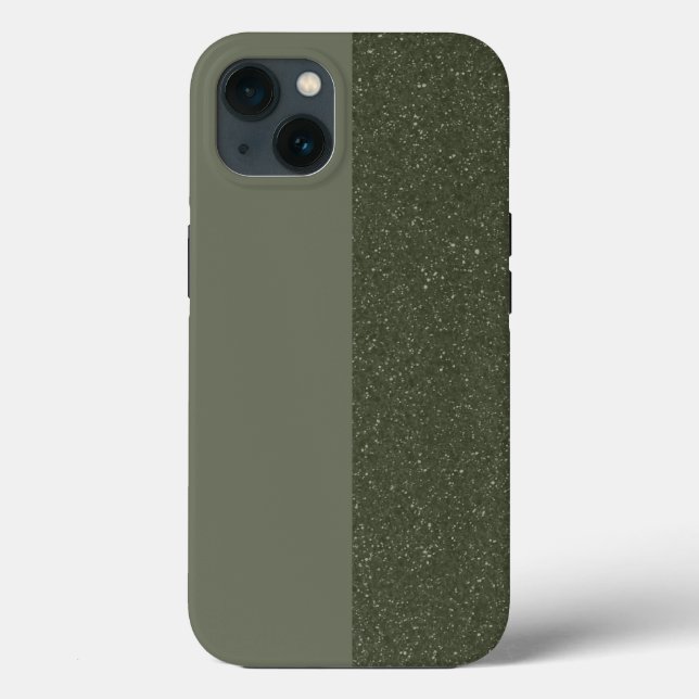 Funda De Case-Mate Para iPhone Personalizado Vertical Moss Green iPhone 13 Funda (Reverso )