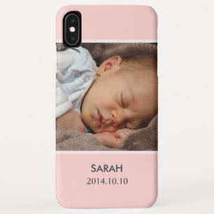 Funda Para iPhone XS Max Personalizar con su Chica Foto del bebé - Diseño