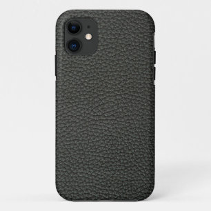 Funda Para iPhone 11 Personalizar cuero negro