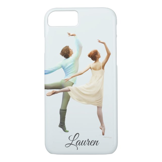 Funda De Case-Mate Para iPhone Personalizar de esta pintura de bailarinas de ball (Reverso)