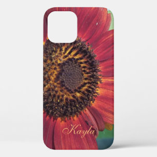 Funda Para iPhone 12 *personalizar* de girasol rojo