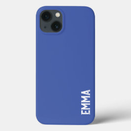 Funda Para iPhone 13 Personalizar en azul: agregue su nombre a nuestro