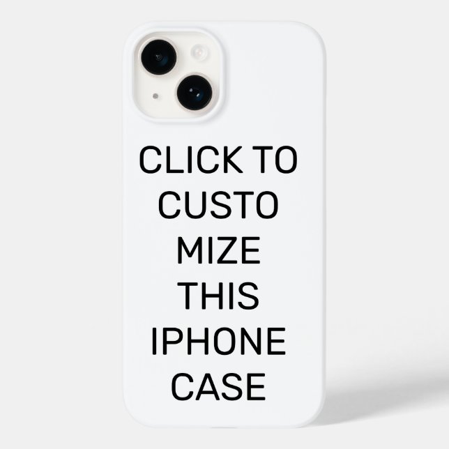 FUNDA DE Case-Mate PARA iPhone PERSONALIZAR ESTE CASO IPHONE (Reverso )