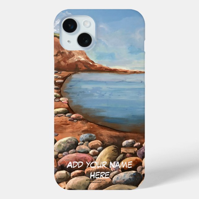 Funda De Case-Mate Para iPhone PERSONALIZAR LA PINTURA DE SERENE OCEANVIEW /Earth (Reverso )