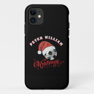 Funda Para iPhone 11 Personalizar Nombre Santa Navidades Fútbol