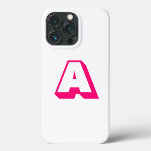 Funda Para iPhone 13 Pro Personalizar, personalizar alfabeto monograma inic
