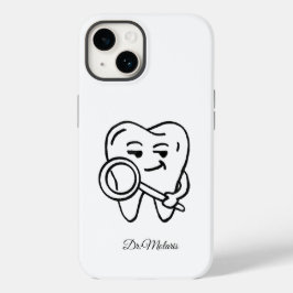 Funda Para iPhone 14 De Case-Mate Personalize Funny Dentist Cartoon Tooth Phone Case