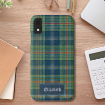 Personalized Blue and Green Tartan Pattern