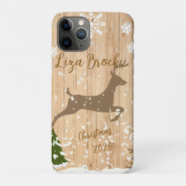 Funda Para iPhone 11 Pro Personalized doe Christmas bauble