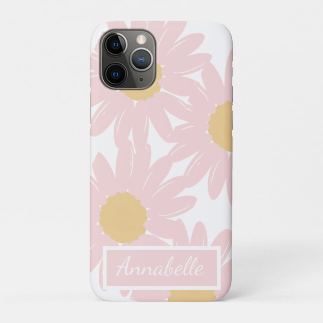 Funda De Case-Mate Para iPhone Personalized Floral iPhone Case (Reverso)