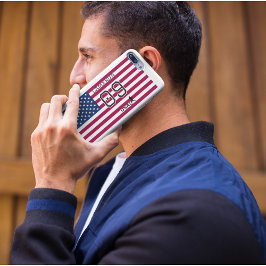 Funda Para iPhone 11 Pro Personalized USA National Flag Soccer Graphic