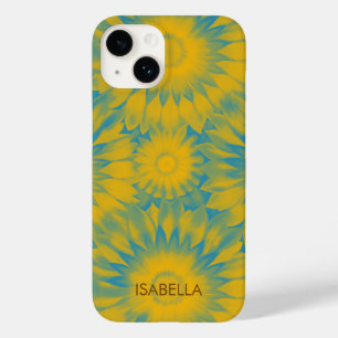 Funda Para iPhone 14 De Case-Mate Personalized Vibrant Sunflower Tie-Dye Art