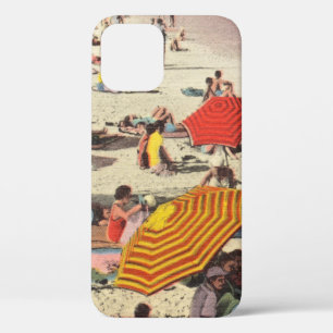 FUNDA PARA iPhone 12 PERSONAS EN LA PLAYA DURANTE EL DÍA