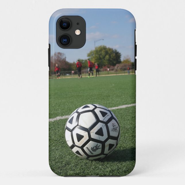 Funda De Case-Mate Para iPhone Perspectiva del tiempo de juego - Fútbol / Futbol (Reverso)