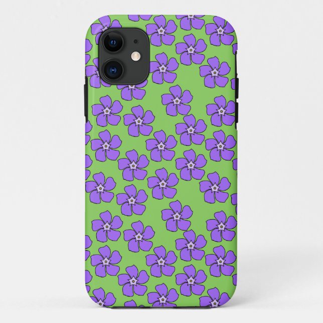 Funda De Case-Mate Para iPhone Perwinkles (Reverso)
