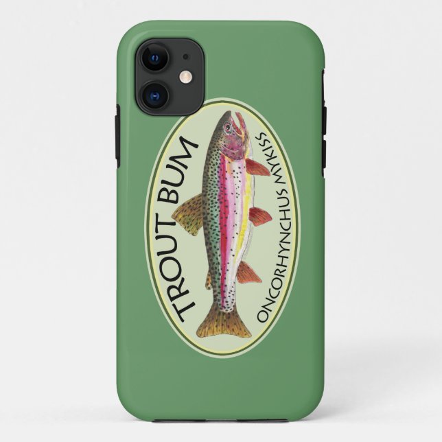 Funda De Case-Mate Para iPhone Pesca de trucha (Reverso)