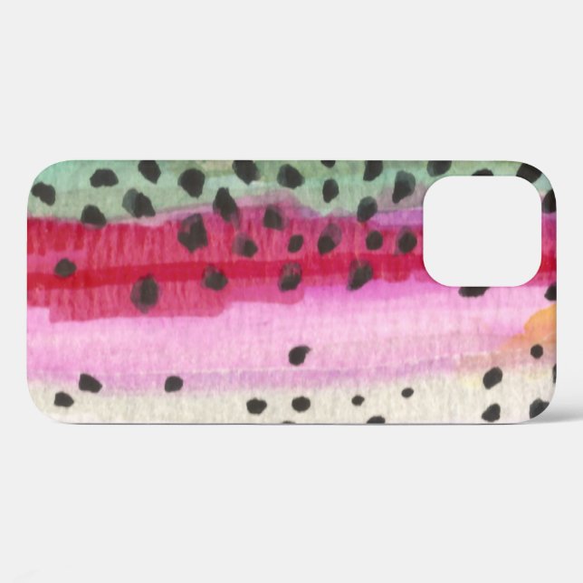 Funda De Case-Mate Para iPhone Pesca de trucha arco iris (Reverso (Horizontal))