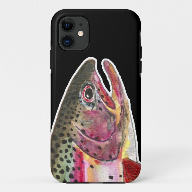 Funda De Case-Mate Para iPhone Pesca de Trucha Arcoíris (Reverso)
