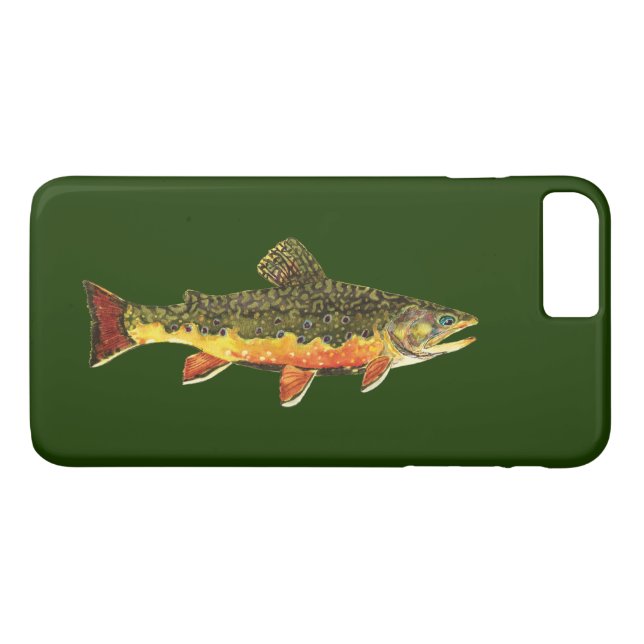 Funda De Case-Mate Para iPhone Pesca de trucha, ictiología (Reverso (horizontal))