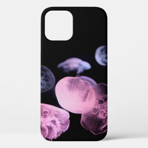 FUNDA PARA iPhone 12 PESCADO BLANCO EN AGUA CON FONDO NEGRO