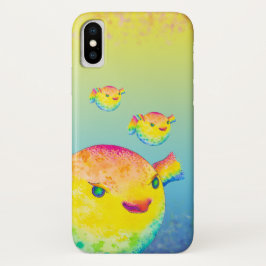 Funda Para iPhone X Pescado de Puffer