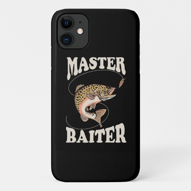 Funda De Case-Mate Para iPhone Pescado maestro de baiter (Reverso)