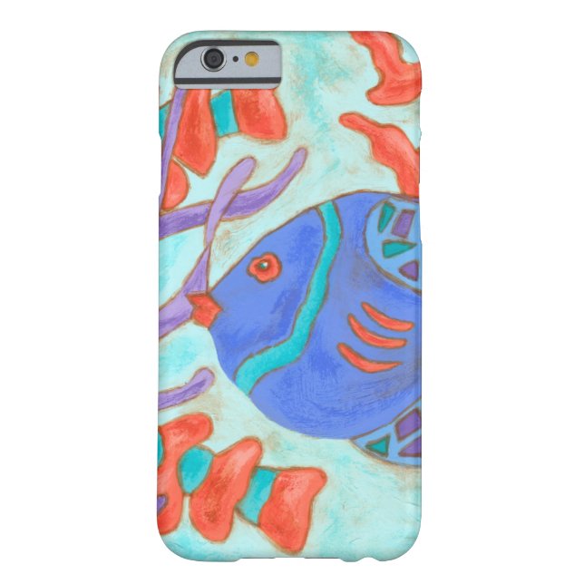 Funda De Case-Mate Para iPhone Pescado pop-coloreado (Reverso)