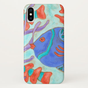Funda Para iPhone X Pescado pop-coloreado