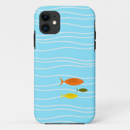 Funda Para iPhone 11 Pescado retro