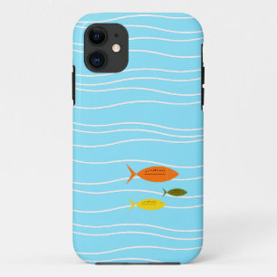 Funda Para iPhone 11 Pescado retro