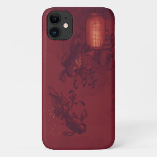 Funda Para iPhone 11 Pescado rojo y linterna