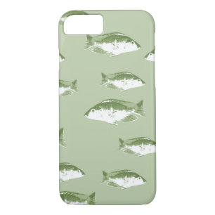 Funda Para iPhone 8/7 Pescado verde oliva