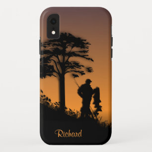 Pescador en Dusk iPhone 5 funda personal
