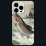 title_seo2 Pescador vintage de trucha arco iris que pesca pes<br><div class="desc">Diseño deportivo de ilustracion de época con pescadores en un río. Una trucha arco iris chapotea y salta del agua.</div>