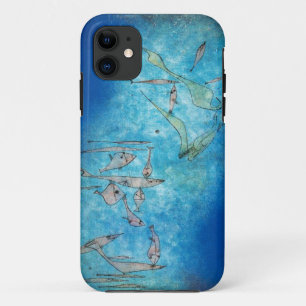 Funda Para iPhone 11 Pescados abstractos de Paul Klee