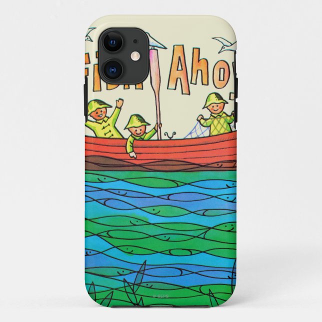Funda De Case-Mate Para iPhone ¡Pescados Ahoy! (Reverso)