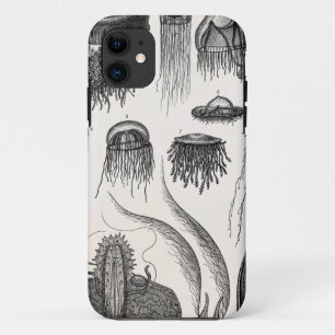 Funda Para iPhone 11 Pescados de jalea retros de la especie de las
