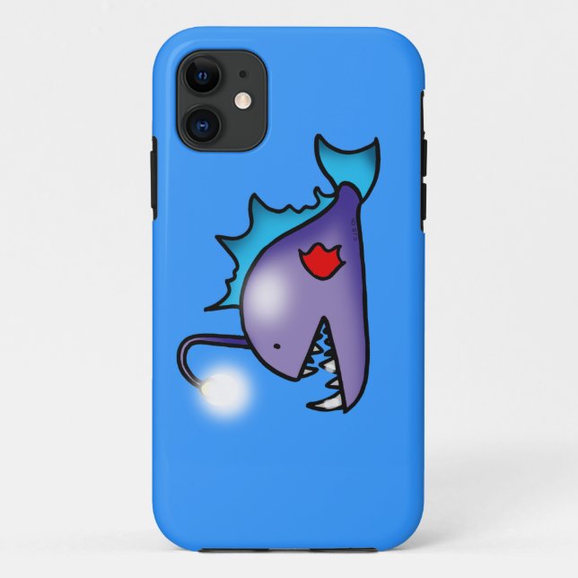 Funda De Case-Mate Para iPhone pescados de mar profundo (Reverso)