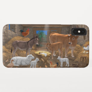 Funda Para iPhone XS Max Pesebre de Jesús Niño Noche Santa Navidad Nativida
