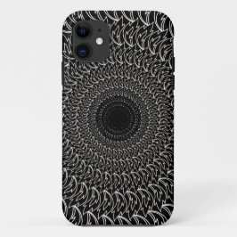 Funda Para iPhone 11 Petal de ondas de patrones repetitivas concéntrica