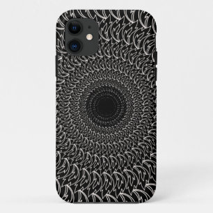 Funda Para iPhone 11 Petal de ondas de patrones repetitivas concéntrica