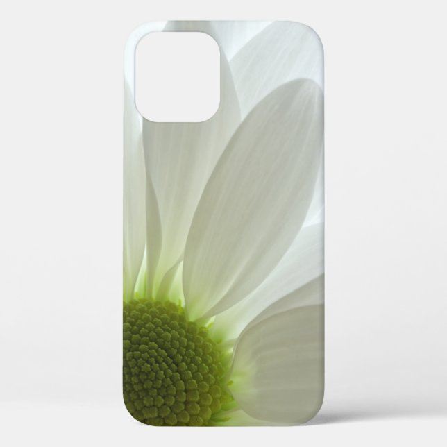 Funda De Case-Mate Para iPhone Petales de margarita blancos (Reverso )