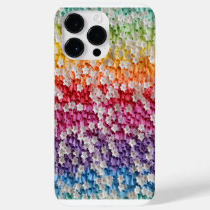 FUNDA PARA iPhone 14 PRO MAX DE Case-Mate PÉTALOS DE FLOR DE ASPECTO DE PAPEL 3D DE COLORES 