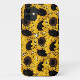 Funda Para iPhone 11 pétalos de girasoles nadan bucean naturaleza marin