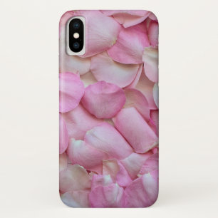 Funda Para iPhone X Pétalos rosa rosados