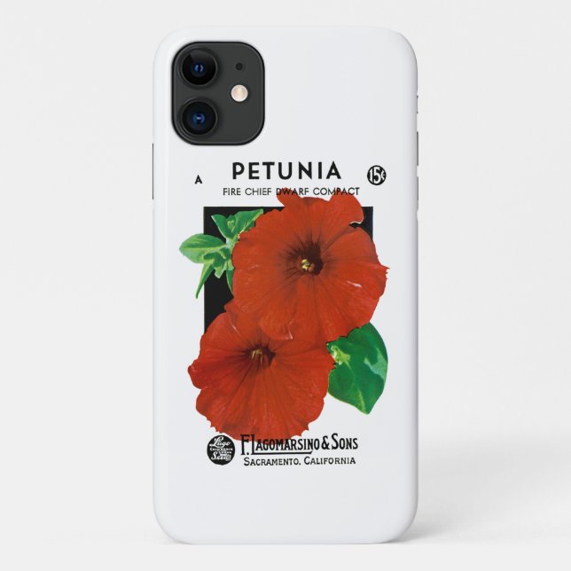 Funda De Case-Mate Para iPhone Petunia (Reverso)