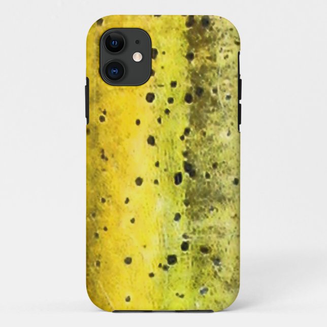 Funda De Case-Mate Para iPhone Pez Dorado Mahi Mahi Estampado de Piel (Reverso)