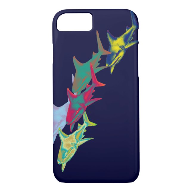 Funda De Case-Mate Para iPhone pez tiburón - animales salvajes (Reverso)