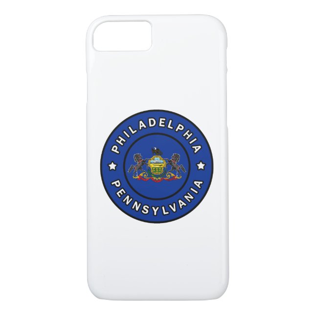 Funda De Case-Mate Para iPhone Philadelphia Pennsylvania (Reverso)