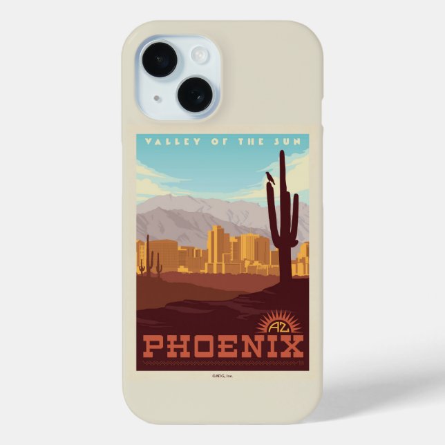 Funda De Case-Mate Para iPhone Phoenix, Arizona (Reverso )